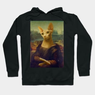 Mona Lisa Sphynx Cat - Gioconda Sphynx Cat - Pet Gift Hoodie